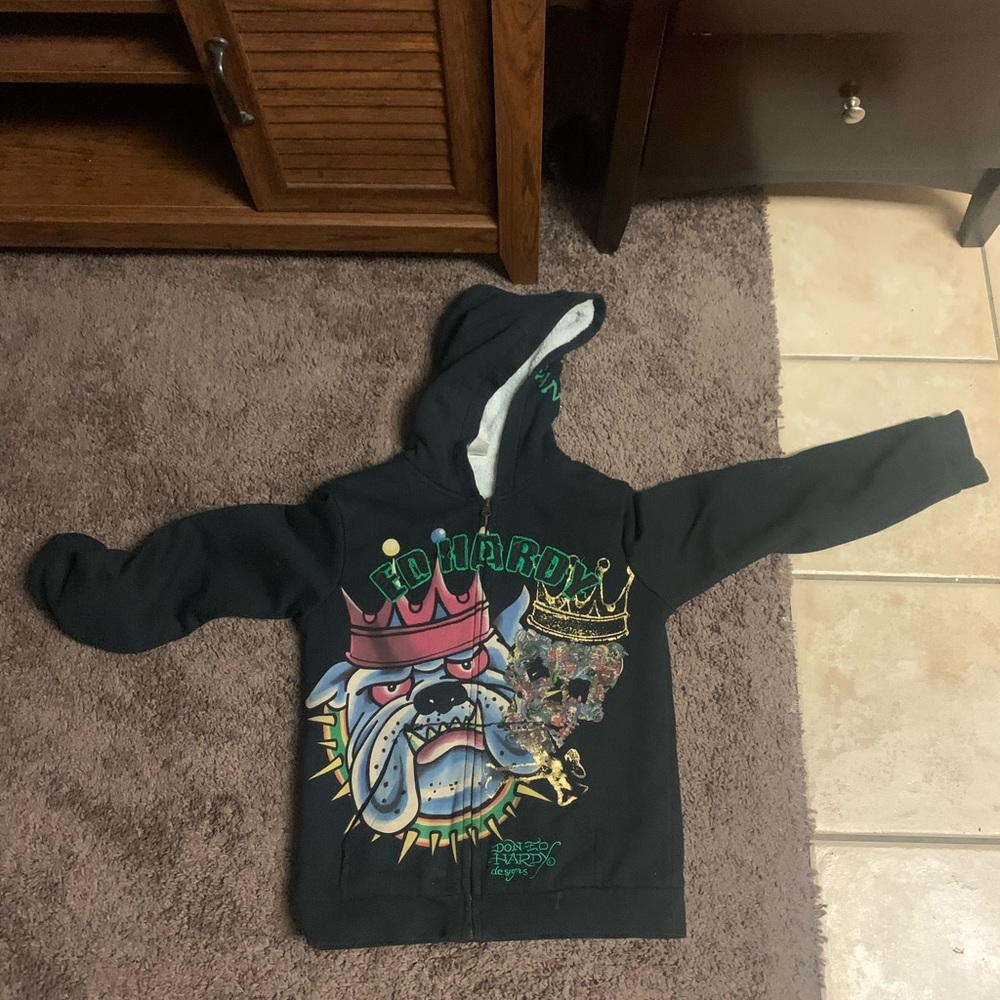 Ed hardy zip up